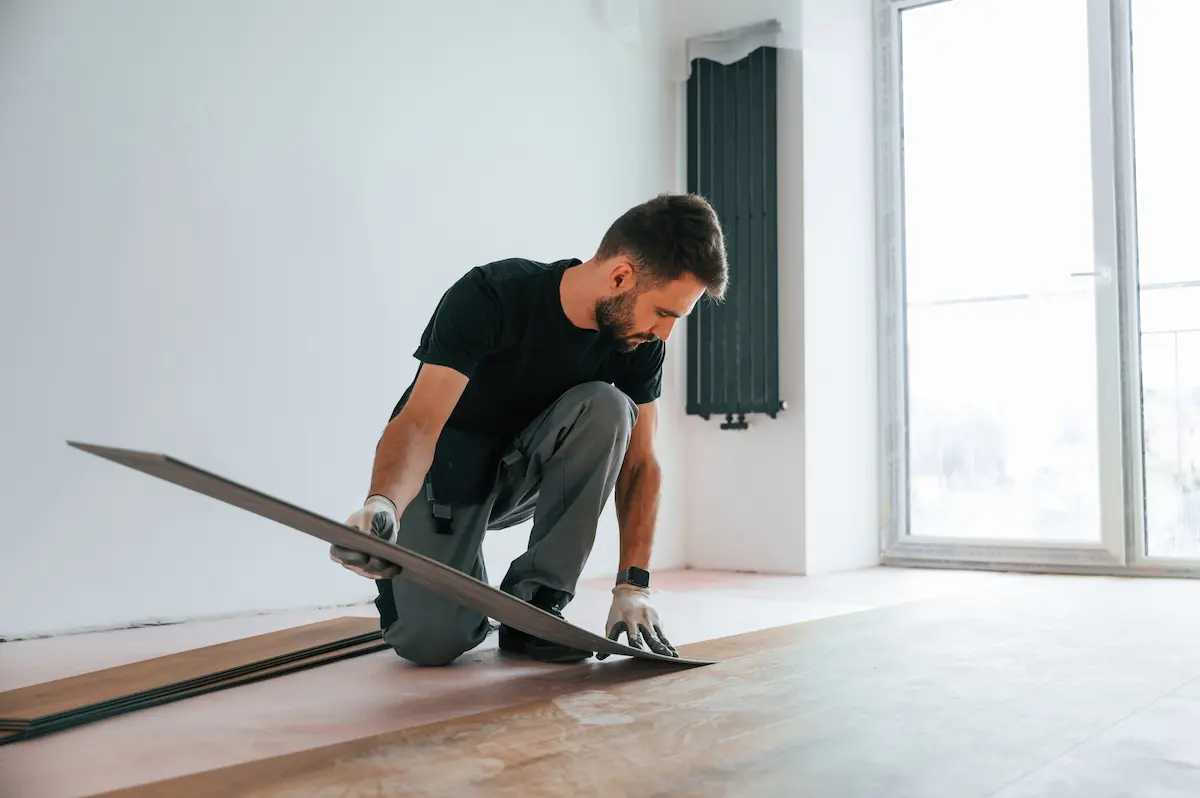 Flooring installer